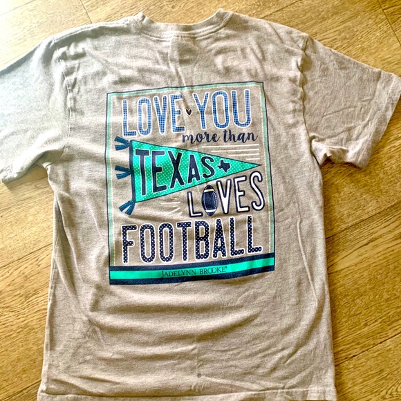 JadeLynn Brooke Texas Football T Shirt - Picture 1 of 4